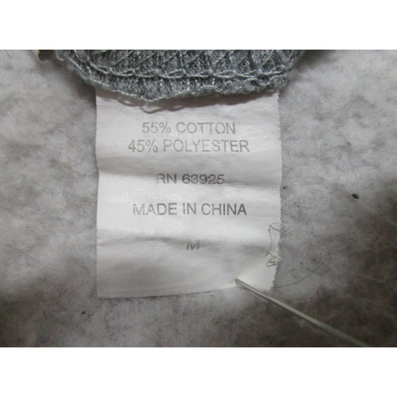 Silver Lake Shirt Mens Medium Gray Henley Short Sleeve Raglan Cotton Blend - Picture 4 of 8